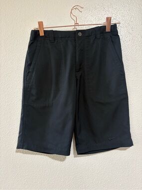 Nike Golf Dri-FIT Boys Performance Golf Shorts Black Size Medium